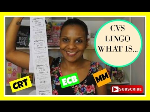 CVS Lingo....What is a CRT, ECB & More? | Couponing With Toni