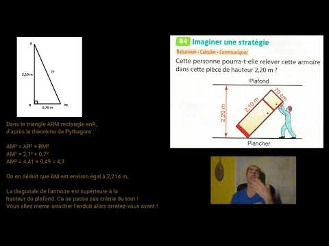 Maths - 4ème (Théorème de Pythagore - Correction 04)