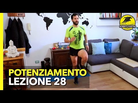 Allenamento per la Corsa a casa - FULL BODY + CARDIO - Principianti - Lezione 28