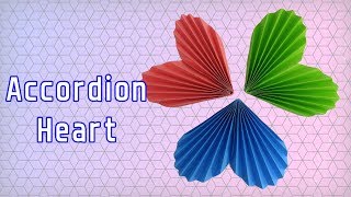 DIY Paper Accordion Heart (Easy Origami)