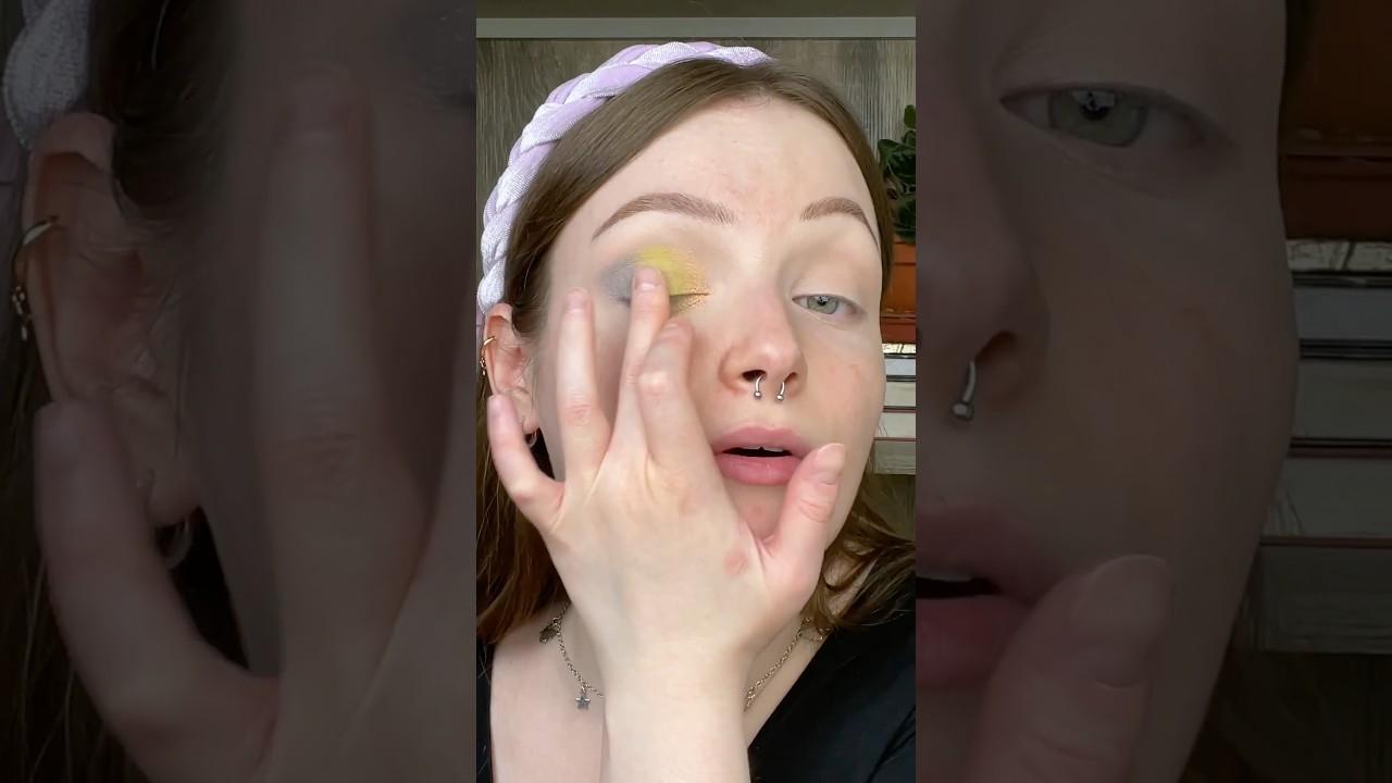 EASY SPRING RAINBOW MAKEUP!!🌈🦋 #makeuptutorial #makeup #beauty #eyeshadow #rainbow ow