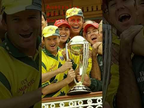 Australia won the ICC world cup 50-50 overs 5 times 1987 ,1999 ,2003 , 2008 ,and 2015