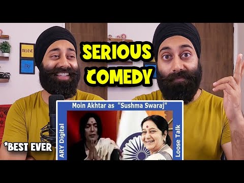 Indian Reaction to The Incredible Moin Akhtar as "Sushma Swaraj" | PRTV Extra