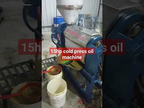 cold press oil machine 15hp. न्यू आयल मिल स्टार्ट लखनऊ ❤️👍 #oilmachine