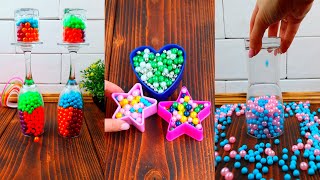 😍Oddly satisfying Reverse video😜 Compilation Colorful Beads #5