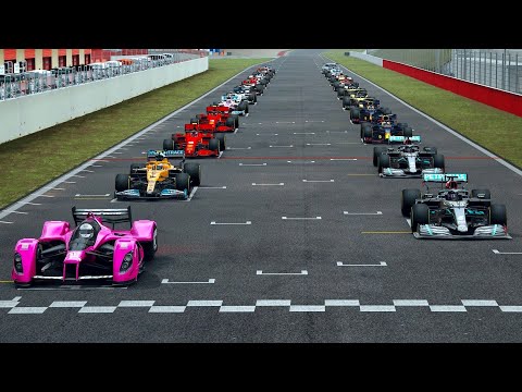 F1 2020 Cars vs Red Bull X2010 at Mugello