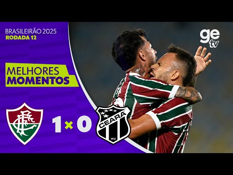 Gols e lances de Fluminense x Ceará