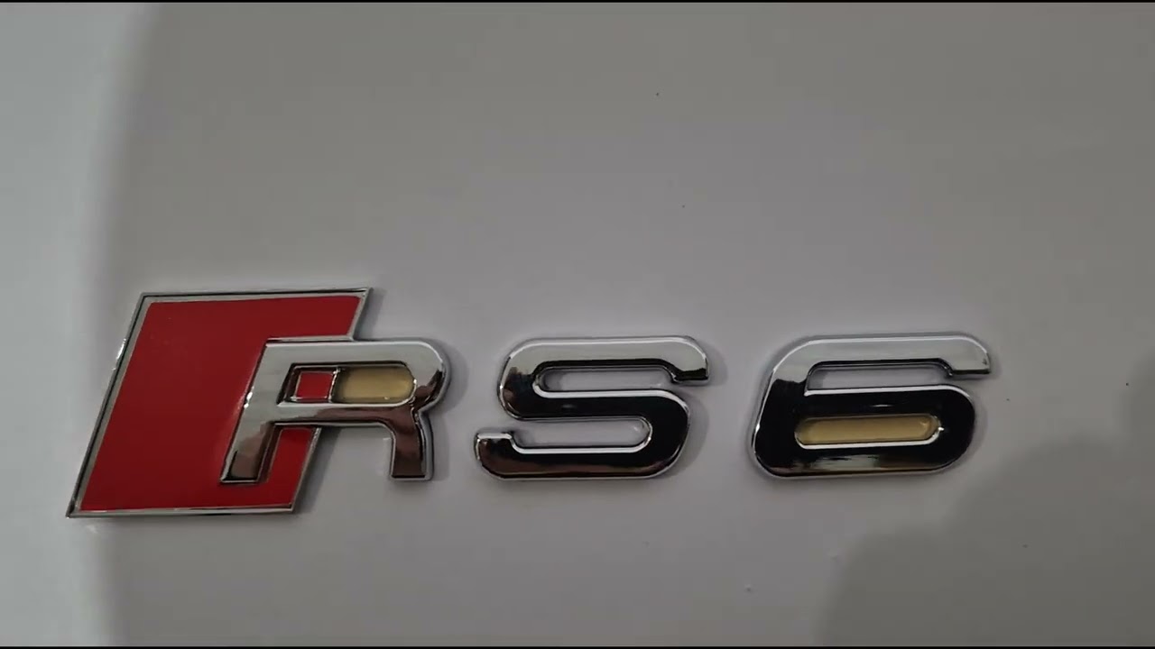 Audi Надпись RS6 Video 1