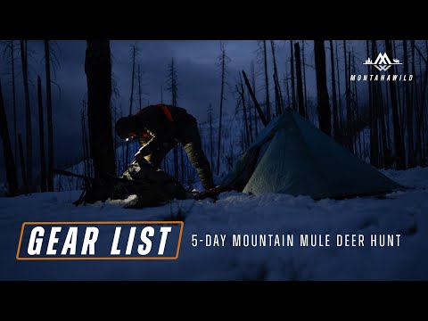 GEAR LIST | Jared Miller’s Backcountry Rifle Mule Deer Kit