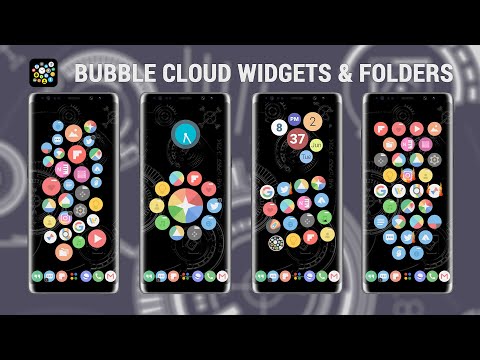 Bubble Cloud Widgets + Folders Video