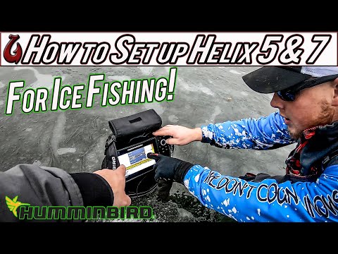 How to Set Up Humminbird Helix 5 and 7 G3N for Ice Fishing