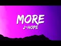 j-hope - MORE (Lyrics)