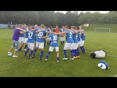 Tak się bawią Łabędy po wygranej nad Zrywem Radonia