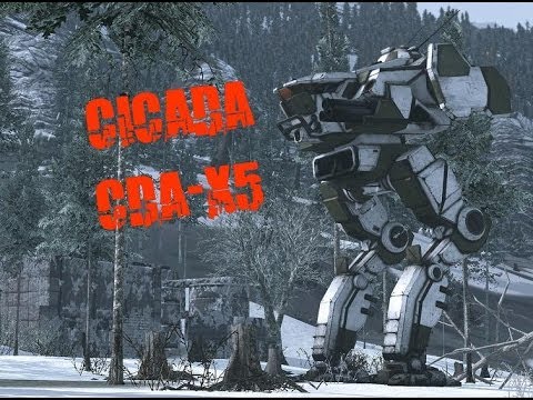 Mechwarrior Online Hero Mech Cicada CDA-X5