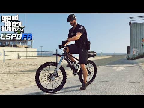 GTA 5 Mods LSPDFR #88 - Bike Patrol on Vespucci Beach (LSPDFR 0.4.4)