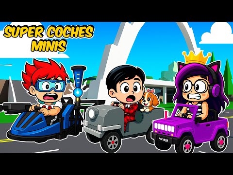 BATALLAS de SUPER COCHES MINIATURAS en BROOKHAVEN | Kori Roblox