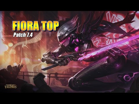 Fiora Top vs Cho Gath - League of Legends  Full Gameplay - Patch 7.4