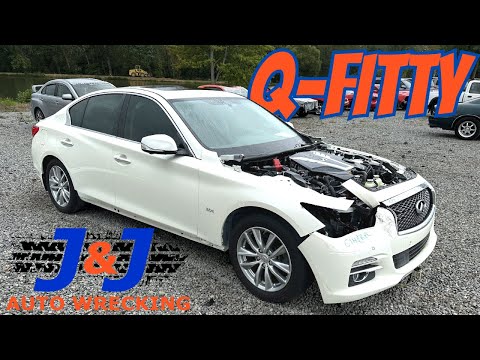 2017 Infiniti Q50 Part Out: J & J Auto Wrecking Test Video Stock # PHNF230