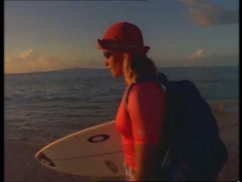 1990s Lisa Anderson HAWAII RAW FOOTAGE - IN WATER