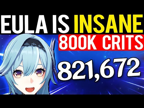 USE THIS EULA BUILD! 800K CRITS! - Genshin Impact