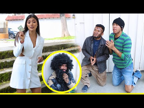 Millionaire woman changed the life of this poor homeless man.