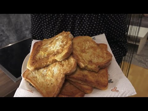 Armer Ritter mit Ei    Rezept   altes Brot verwerten   russische Shangi