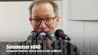 Video thumbnail for Sennheiser Shootout: e830 vs e840 vs e845 vs MD431II by Benno Kaiser