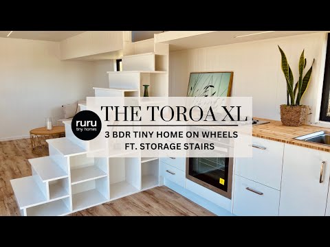 Ruru Tiny Homes: The Toroa XL - Three bedrooms tiny home on wheels