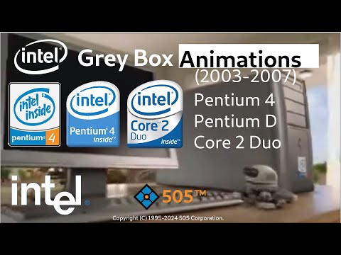 Intel Grey Box Animations (2003-2007) | Intel Pentium 4, Pentium D, Core 2 Duo and Intel Leap Ahead