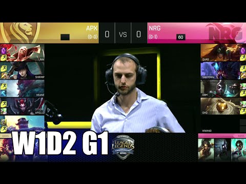 Apex Gaming vs NRG eSports | Game 1 S6 NA LCS Summer 2016 Week 1 Day 2 | APX vs NRG G1 W1D2 1080p