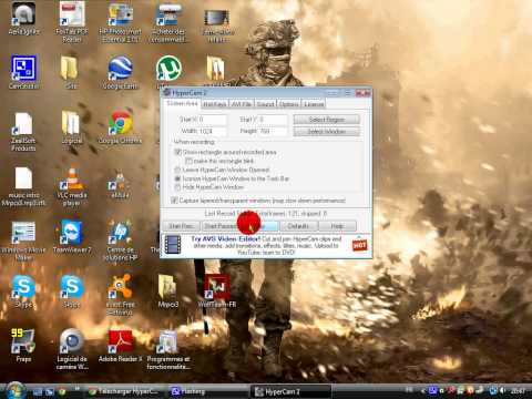 comment regler hypercam