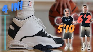 Playing Basketball in Height Increasing Shoes! | I'm 5'10 and they made me 6'2
