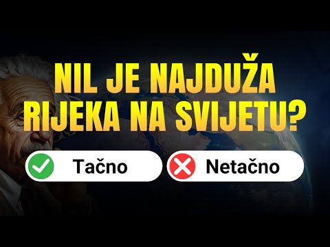 🔥 Tačno-Netačno Kviz: 25 Pitanja za Testiranje Znanja! ✅❌