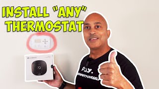 How to Install ANY Smart Thermostat | No "C" Wire | Detailed Version