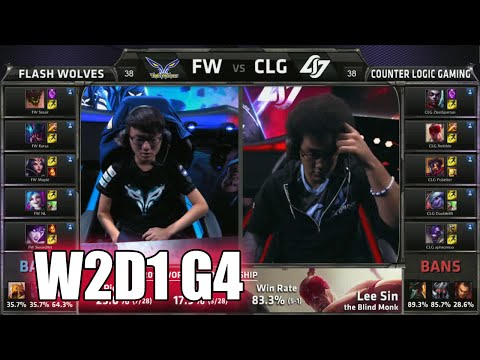 CLG vs Flash Wolves Game 2 | Week 2 Day 1 Group A LoL S5 World Championship 2015 | FW vs CLG G2