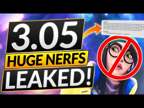 NEW 3.05 PATCH FULL LEAKED - GOODBYE KILLJOY - BEST PATCH EVER? - Valorant Guide