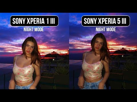 Sony Xperia 1 III vs Sony Xperia 5 III NIGHT MODE Camera Test