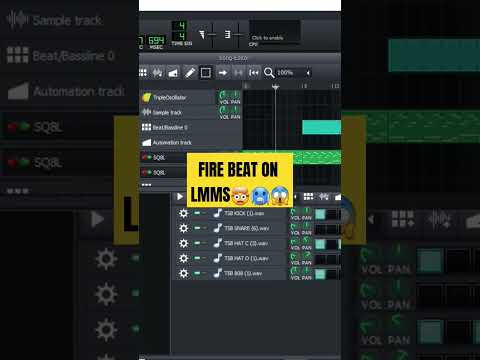 beat on lmms #lmms #lmmstutorial #howtomakeabeat #howto #beat