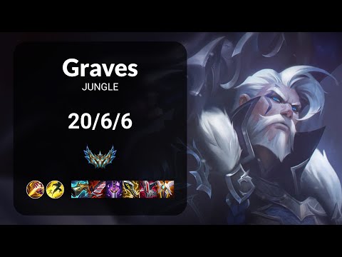 Graves vs Karthus JUNGLE - KR CHALLENGER Patch 14.21