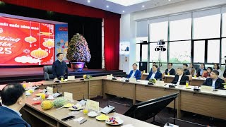 Đồng chí Phạm Quang Ngọc, Phó Bí thư Tỉnh ủy, Chủ tịch UBND tỉnh Ninh Bình đến thăm, kiểm tra, động viên sản xuất và chúc Tết cán bộ, công nhân Công ty Cổ phần Thực phẩm xuất khẩu Đồng Giao