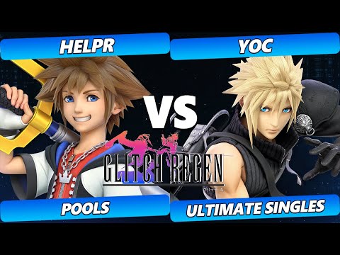 Glitch Regen  - YOC (Cloud) Vs. HelpR (Sora) Smash Ultimate Tournament