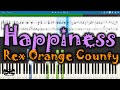 Happiness - Rex Orange County [Piano Tutorial | Sheets | MIDI] Synthesia