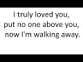 Jonny Lang   Walking Away Karaoke