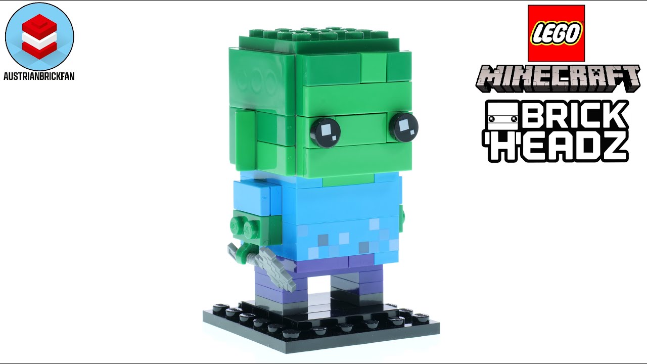 LEGO Minecraft 40626 Zombie Brickheadz - LEGO Speed Build Review