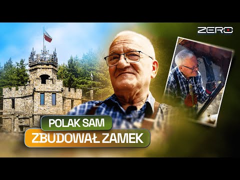 KAMIEŃ PO KAMIENIU WŁASNORĘCZNIE ZBUDOWAŁ ZAMEK. SAMOTNY BUDOWNICZY Z PODLASIA.