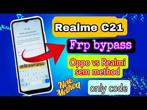 realme c21 google account unlock  । realme c21 frp bypass । without pc । 2021