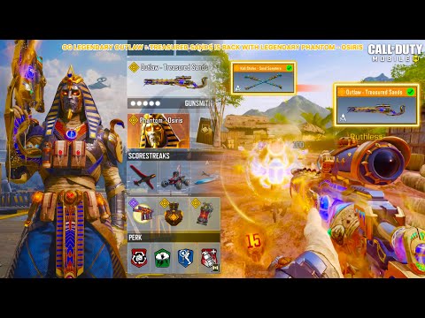 Legendary Outlaw - Treasured Sands is now back with Legendary Phantom - Osiris to SNIPE all in CODM🐫