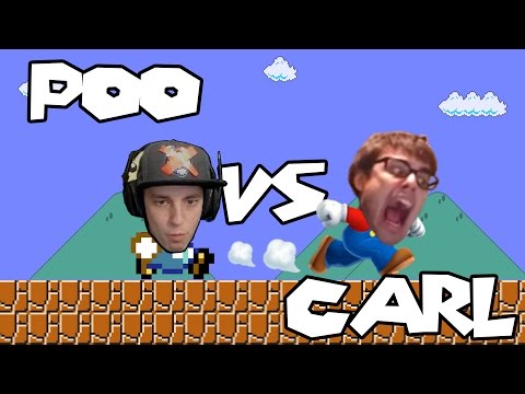 Mario Maker - A Spaghetti Dinner for Two: Kaizo Race Rematch w/ Poo (Hard Levels!)