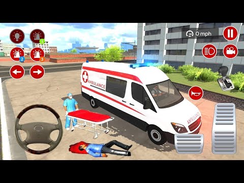 American Ambulance Simulator 2021-Android Gameplay | Ambulance Game -Ambulance Rescue Games |