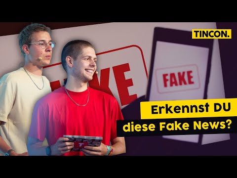 Video Thumbnail: Clickbait, KI, Faktencheck: So erkennst du Fake News! | TINCON Berlin 2023